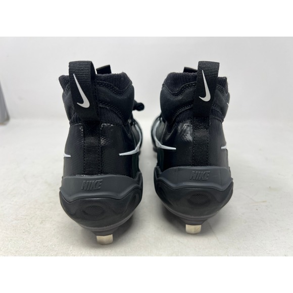 Nike Alpha Huarache NXT Metal Baseball Cleats Black Smoke Gray Mens Size 9 main image 4